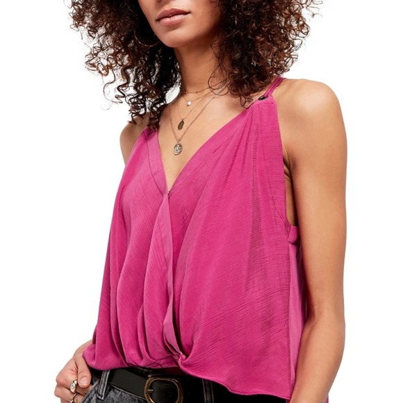 Free People Tops - Free People NWT All Mine Tank Top Large Pink